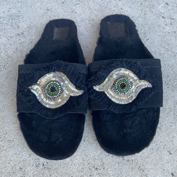 Figue Evil Eye Noona Slide Sandals - Picture 2 of 10
